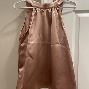 Elegant Satin Tank Top